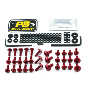 Fairing Bolt Kit For Ducati Red