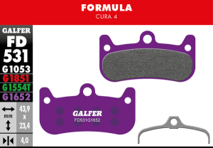 G1652 E-bike Brake Pads