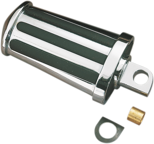 Rail Kick Pedal Black, Chrome