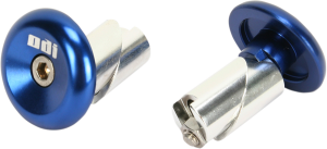 Aluminum Handlebar End Plug Blue