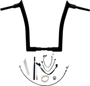 1-1/2(r) Ez Install Pointed Top Handlebar Kit Black, 1, nordicamoto.ro