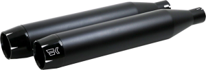 3-1/2(r) Softail Shredder Mufflers Black, 1, nordicamoto.ro