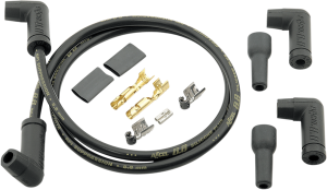 Universal 8.8 Mm Plug Wire Kit Black