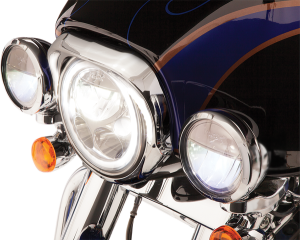 Fang® Headlight Bezels Chrome, 2, nordicamoto.ro