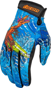 Hooligan Dino Fury Gloves Blue, Black M, 1, nordicamoto.ro