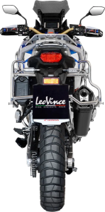 Tobă de eșapament LeoVince LV-12 Black Edition Slip-On pentru Honda CRF1100L Africa Twin / Adventure Sports (2020-2025), 3, nordicamoto.ro