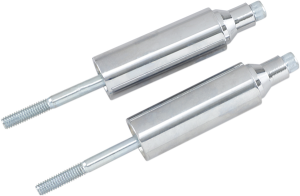 Anti-vibration Folding Highway Pegs Silver