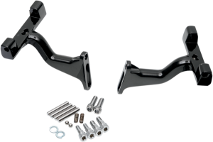 Passenger Floorboard Mounts For Dressers Black, 1, nordicamoto.ro
