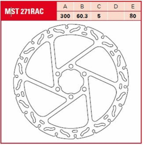 Contoured Fixed Brake Rotor