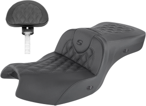 Roadsofa Lattice Stitch Heated Seat Black