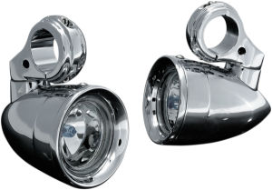 Engine Guard Mount Driving Lights Chrome, 2, nordicamoto.ro