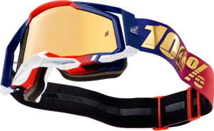 Ochelari 100% Racecraft 2 United Gold Lentila colorata, 2, nordicamoto.ro