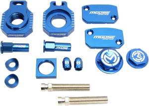 MOOSE RACING Bling Pack Kit Blue, Anodized, 1, nordicamoto.ro