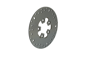 Round D-series Scooter Brake Rotor Gold, Silver, Stainless Steel, Zinc, 1, nordicamoto.ro