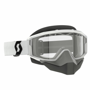 Scott Goggle Primal Snow Cross white / clear, 1, nordicamoto.ro