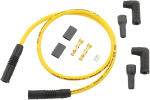 Universal 8.8 Mm Plug Wire Kit Black, Yellow