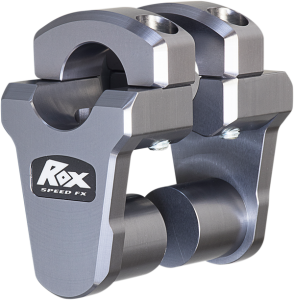 Pivoting Handlebar Riser For 1-1/8(r) Bar Clamp Gray, 1, nordicamoto.ro