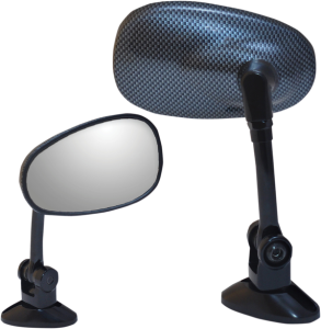 Mini Fairing Mount Mirror Black