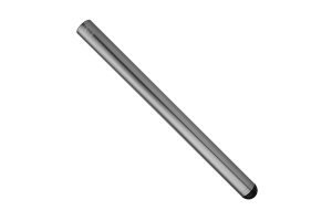 Handlebar Tube Anodized, Silver, 1, nordicamoto.ro