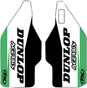 Lower Fork Guard Graphics Black, Green, White, 2, nordicamoto.ro