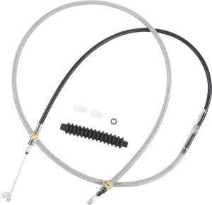 High-efficiency Braided Stainless Steel Clutch Cable Silver Standard, 1, nordicamoto.ro