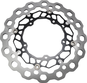 Cubiq Brake Rotor Black, Silver, 1, nordicamoto.ro