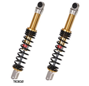 Scooter Emulsion Gas Shock Black, Gold, Silver, 1, nordicamoto.ro