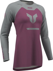 Womens Ridemode Menace Jersey Gray, Purple 