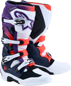 Cizme Alpinestars Tech 7 Alb/Mov/Albastru, nordicamoto.ro