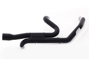 Slimline Dual Header Black, 2, nordicamoto.ro