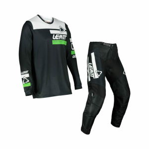 Combo echipament copii Leatt 3.5 Mini Black/White/Green