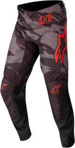 Pantaloni copii Alpinestars Racer Tactical Black/Camo/Red