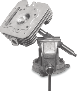 Threaded Cylinder Head Holder Silver