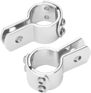 Highway Bar Clamp Chrome, Polished, 1, nordicamoto.ro