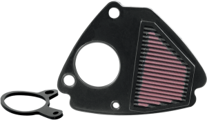 High-flow Air Filter Black, Red, 1, nordicamoto.ro
