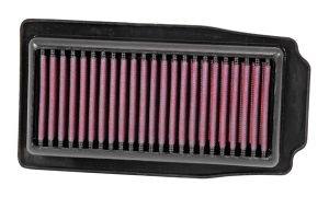 High Flow Replacement Air Filter Black, Red