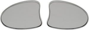 Deluxe Fairing Mount Mirrors Silver, Chrome