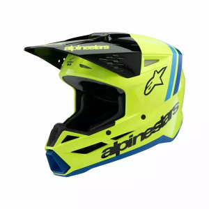 Casca Copii Alpinestars S-Mm3 Radium Black/Blue/Yellow