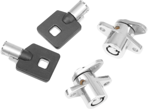 Replacement Saddlebag Lock Kit Silver