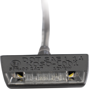 Blade Led License Plate Light Black, 1, nordicamoto.ro