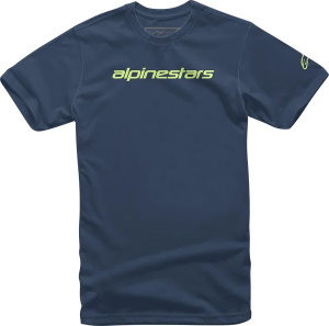 Linear Wordmark T-shirt Blue 