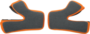Fx-17 Mainline Cheek Pad Set Safety Orange 2x-large Gray, Orange, 1, nordicamoto.ro
