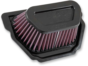 High Flow Air Filter Black, Red