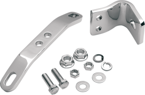 Heavy-duty Top Motor Mounts Chrome, 1, nordicamoto.ro