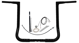 1-1/4(r) Ez Install Flat Top Handlebar Kit Black