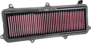 High-flow Air Filter Black, Red, 2, nordicamoto.ro