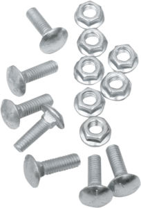 Wear Bar Bolt-nut Silver 