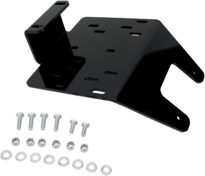 Rm4 Utv Winch Mount Black 