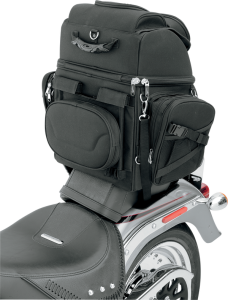 Br3400 Backseat Or Sissy Bar Bag Gray, Black, 3, nordicamoto.ro