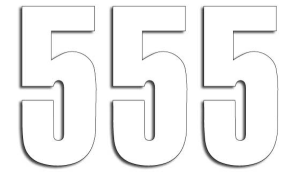 Three Series Numbers White, 3, nordicamoto.ro